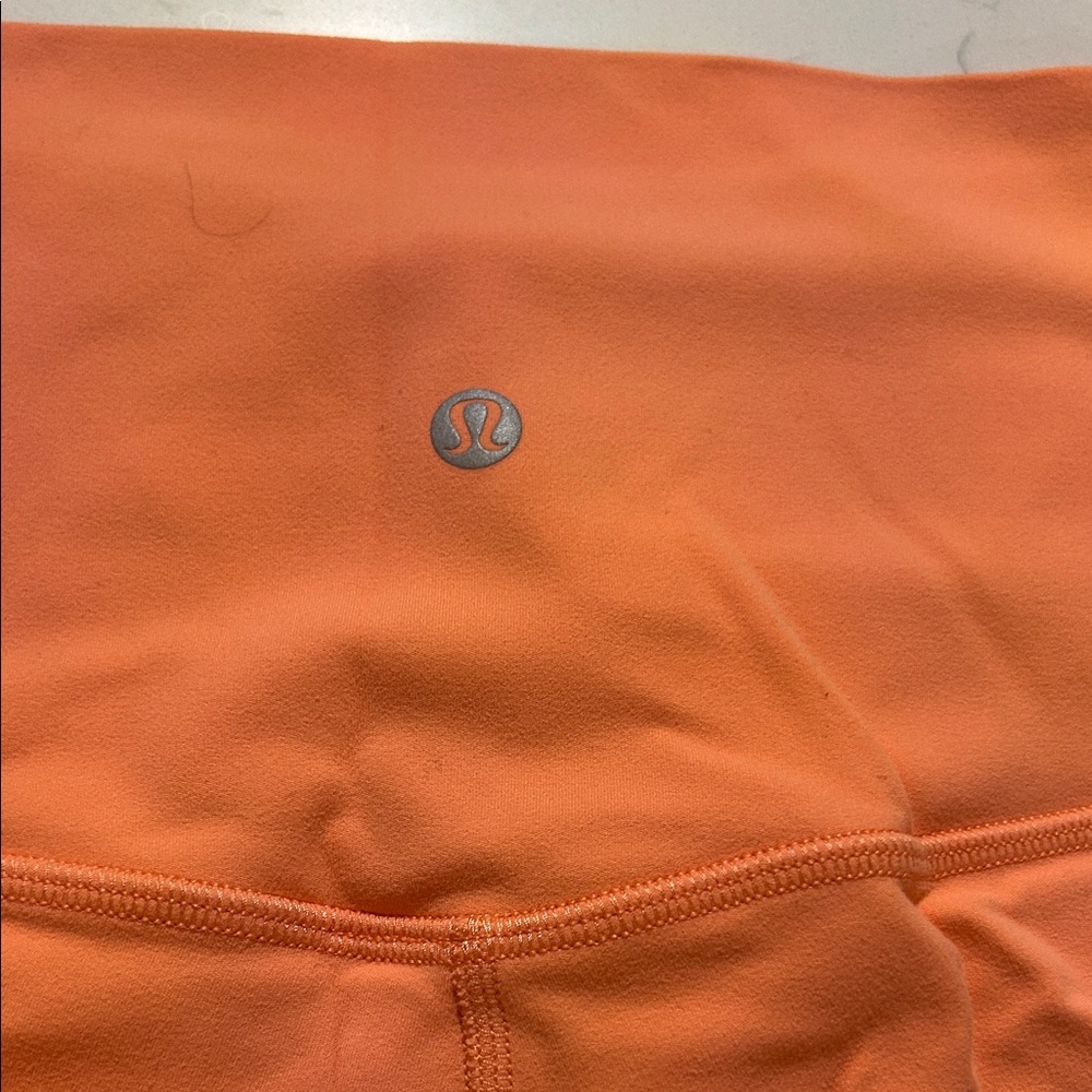 lululemon athletica Vibrant Orange Leggings
